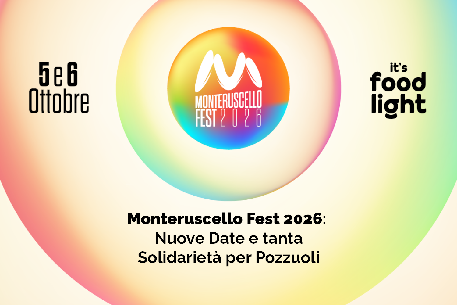 Monteruscello Fest 2026: Nuove Date e Solidarietà per Pozzuoli